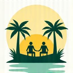 Icon representing retirement planning, like a piggy bank or a person relaxing in a hammock