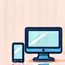 Smartphone and computer icon